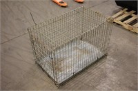 Wire Animal Kennel, Approx 37"x22"x24"