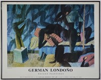 GERMAN LONDONO (B. 1961) EXHIBITION POSTER