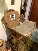 Vintage High Chair (Bedroom 2)