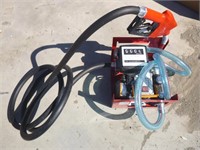 Oil Transfer Pump w/ Gallon Meter