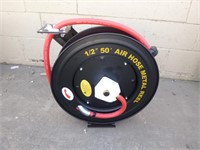 Unused 1/2"x50' Rubber Air Hose Reel