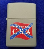 Vintage Confederate Flag Theme Zippo Lighter