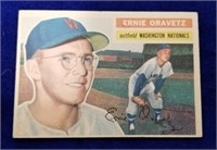 1956 Topps Ernie Oravetz Baseball Card