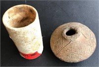 Ancient Mayan vase and Cup