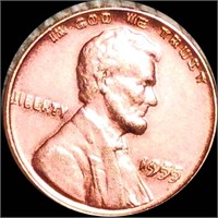 1955/55 DDO Lincoln Wheat Penny UNC RED