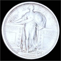 1917 Standing Liberty Quarter CLOSELY UNC