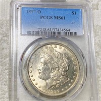 1897-O Morgan Silver Dollar PCGS - MS61