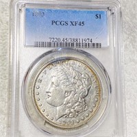 1893 Morgan Silver Dollar PCGS - XF45
