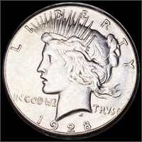 1928 Silver Peace Dollar UNCIRCULATED