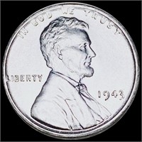 1943 Lincoln Steel Wheat Penny UNCIRCULATED