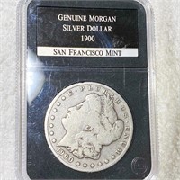 1900 Morgan Silver Dollar PCS - GENUINE