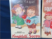 Set of 3 Campbell Tin Signs