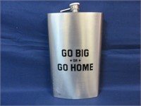 Go Big or Go Home Large 10" Flask