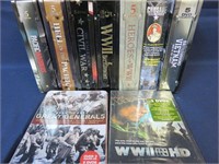 Set of 9 War Movie DVD Sets