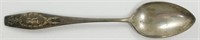 Antique Sterling Silver Engraved Letter R Spoon -