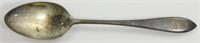 Antique Sterling Silver Engraved Letter E Spoon -