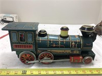 Western battery operated metal train
