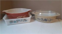 Large Assorted Pyrex Dishes - X3