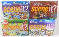 ** 4 Scene It? Board Games - Disney, Nickelodeon