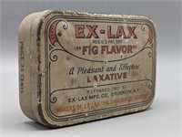 Vintage Ex-Lax “Fig Flavor" Tin