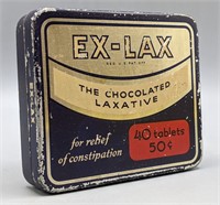 Vintage Ex-Lax The Choclated Laxative Tin