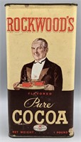 Vintage Rockwood’s Flavored Pure Cocoa Tin