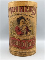 Vintage Mother’s Crushed Oats Cardboard Can