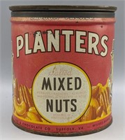 Vintage Planters Mixed Nuts Tin