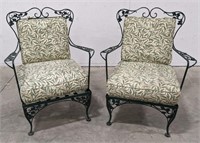 Black Wrought Iron Patio Chairs