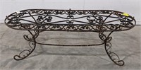 Wire Metal Patio Table. 48x18x16