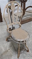 Antique 1920s Dentist Chair measuring 16" x 24" x