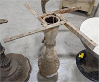 Cast Iron Table Bottom measuring 24" in diameter