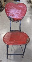 Heart Backed Collapsible Chair, Bring Back The