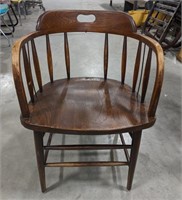 Wood Captain's Chair