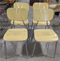 School Desk Chairs, Set of 4