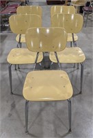 School Desk Chairs, Set of 5