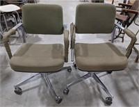 Computer Desk Swivel/Rolling Chairs, Set of 2