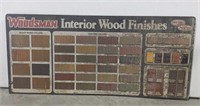 Vintage woodsman interior wood finishes sample
