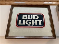 Bud Light Mirror Sign