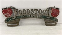 Woodstock Virginia License Plate Topper