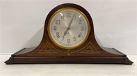 Plymouth Mahogany Case Mantle Clock