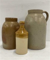 Stoneware Wax Sealers & Bottle