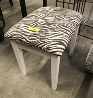 ZEBRA PRINT STOOL