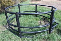 PVC pipe bale feeder