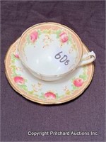 Collingwood Cabbage Rose Cup & Saucer