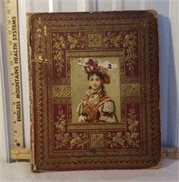Victorian cut-out trade card album