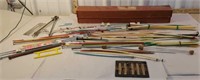 Box lot knitting needles and counter for knitting