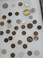 Small case coins, tokens, etc