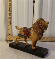 Limited edition Art of the Carousel Lion statue -