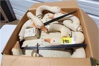 12 snow goose decoys